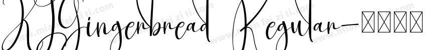 KLGingerbread Regular字体转换